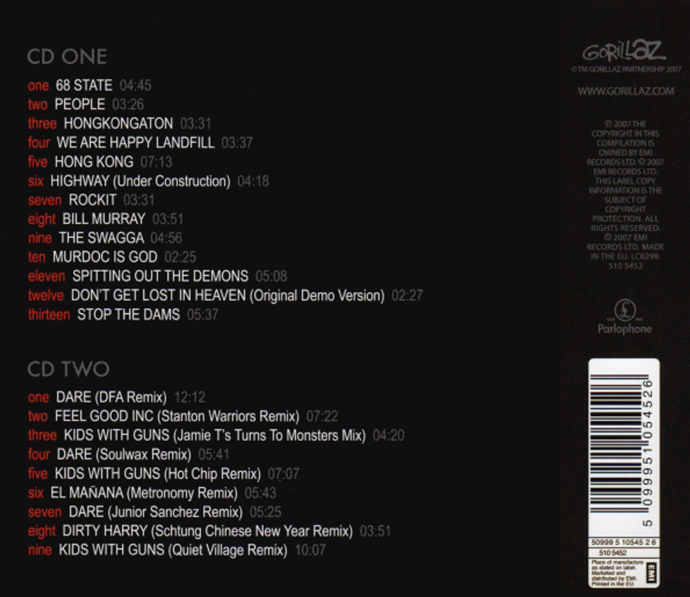 Gorillaz / D-Sides (2CD)