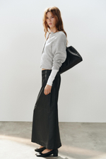ДЛИННАЯ ЮБКА ИЗ ИСКУССТВЕННОЙ КОЖИ — ZARA