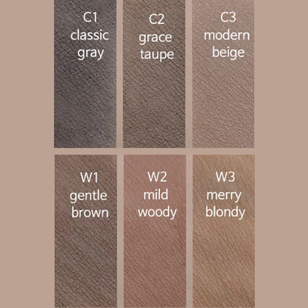 Kарандаш для бровей Rom&nd Han All Flat Brow #C2 Grace Taupe, 0.17г