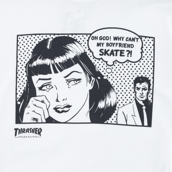 Футболка Thrasher Boyfriend (white) артикул: - купить в магазине Дайс