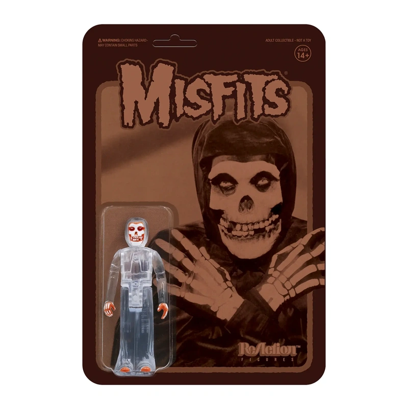 Фигурка Super7 - Misfits ReAction - Fiend Collection 2 (Clear)