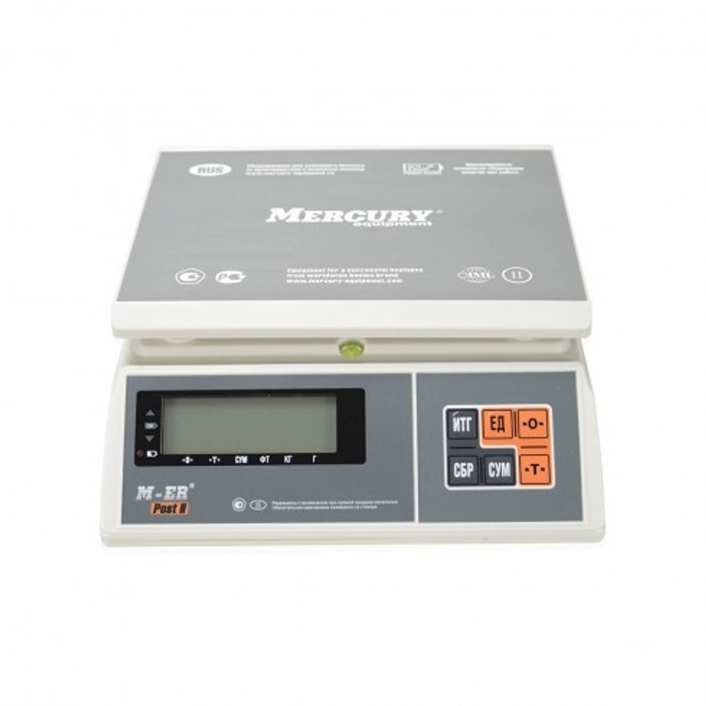 Фасовочные настольные весы M-ER 326 AFU-15.1 Post II LCD RS-232