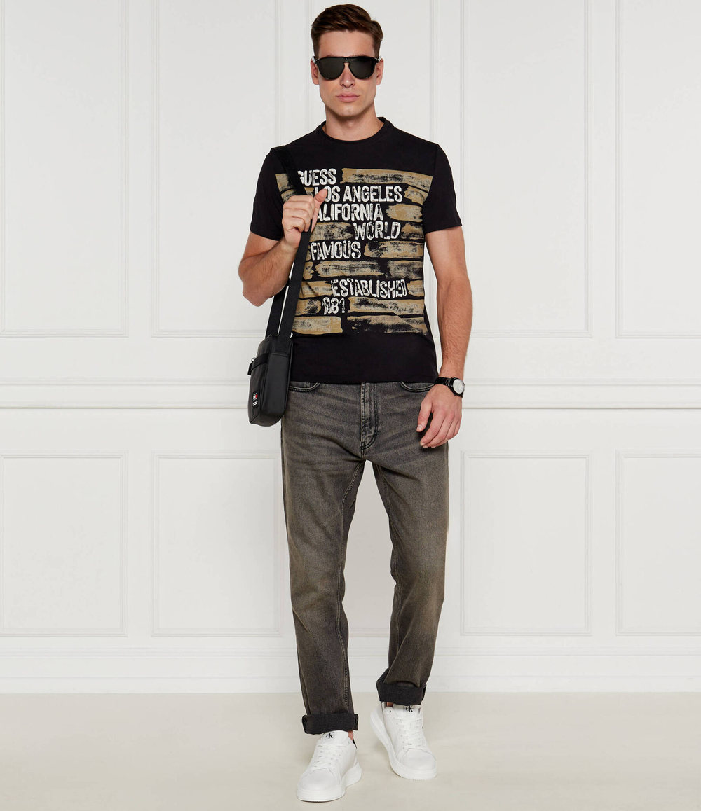 Футболка WORLD FAMOUS GUESS - черный(M4YI40 J1314)