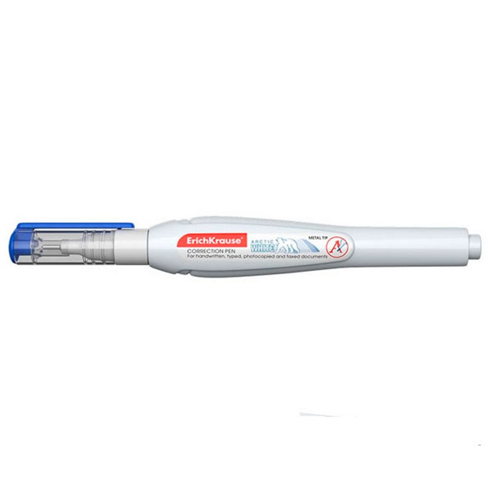 Ручка-корректор ErichKrause Arctic white, 10мл (в пластиковой коробке по 12шт.) Арт-781