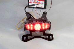 Tail light LED with integrated turn lights for Honda CRF250L-M-Rally 2012-2020. Short tail