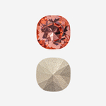 Кристалл Кушон (Сushion), оттенок "Падпараджа"/"Padparadsha", 10мм