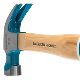 Молоток-гвоздодер, 200 г, угол 45, магнит, обрезиненная рукоятка American hickory GROSS — фото 5