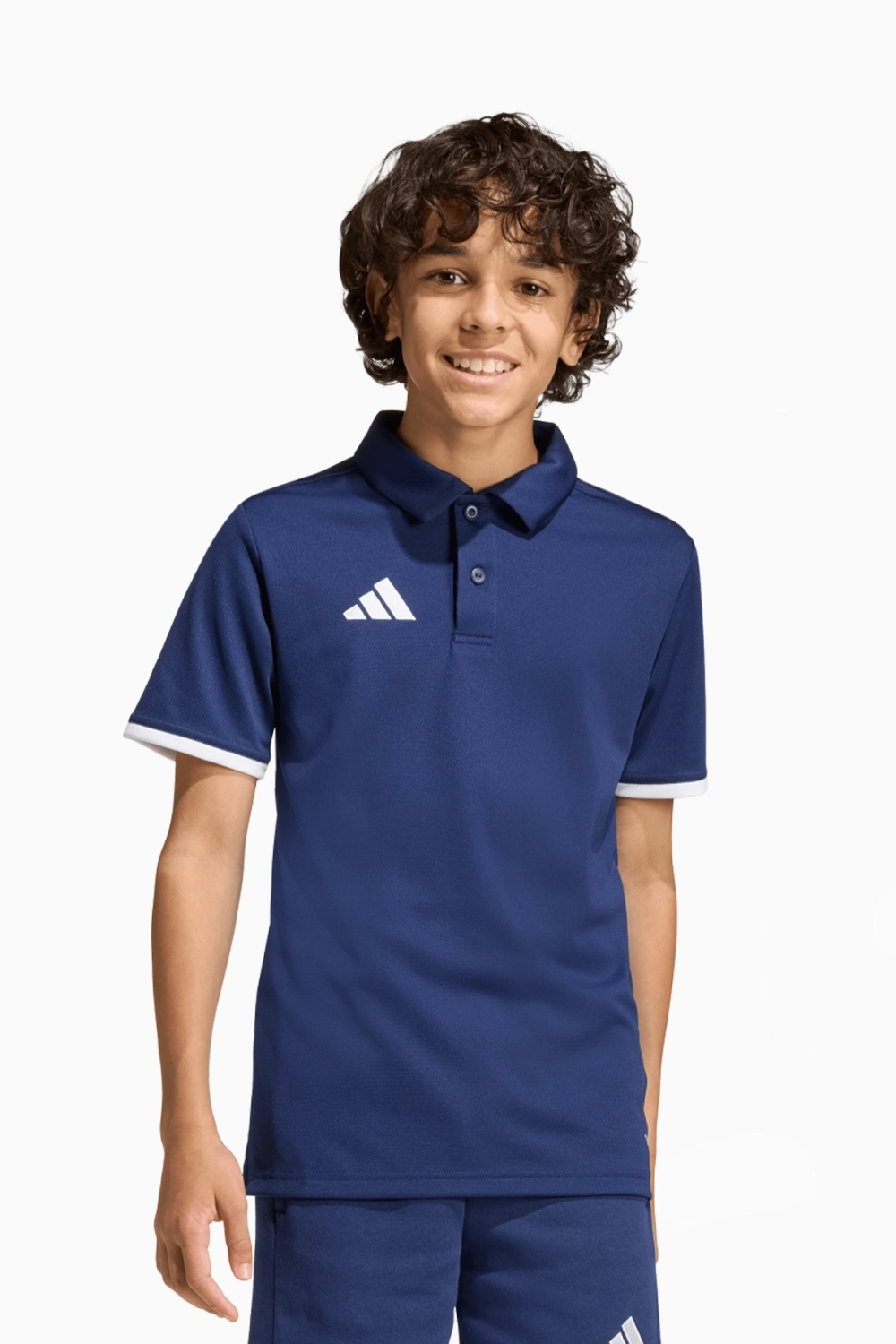 Футболка adidas Entrada 26 Polo Junior - темно-синий