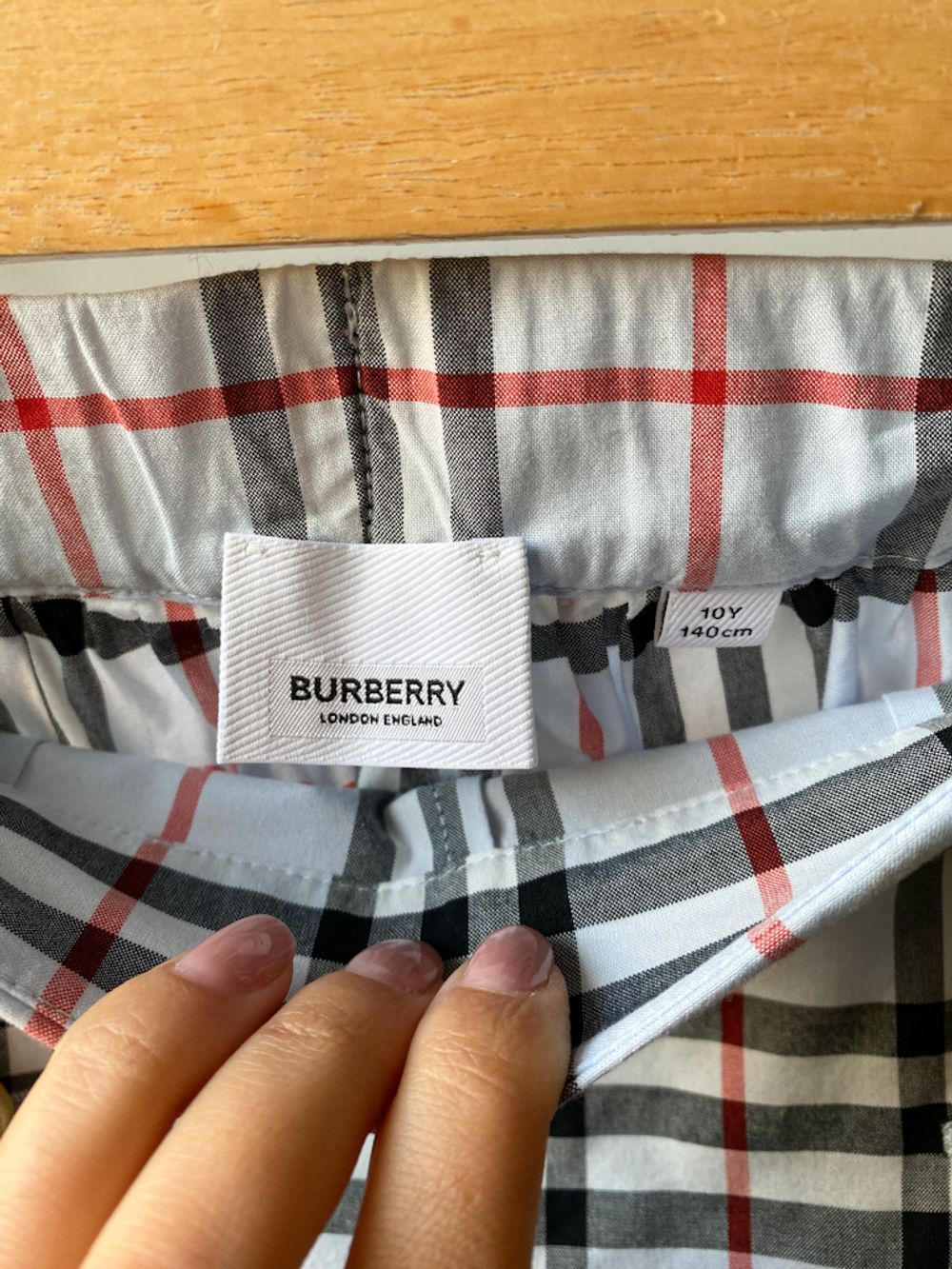 Хлопковые брюки Burberry, 140