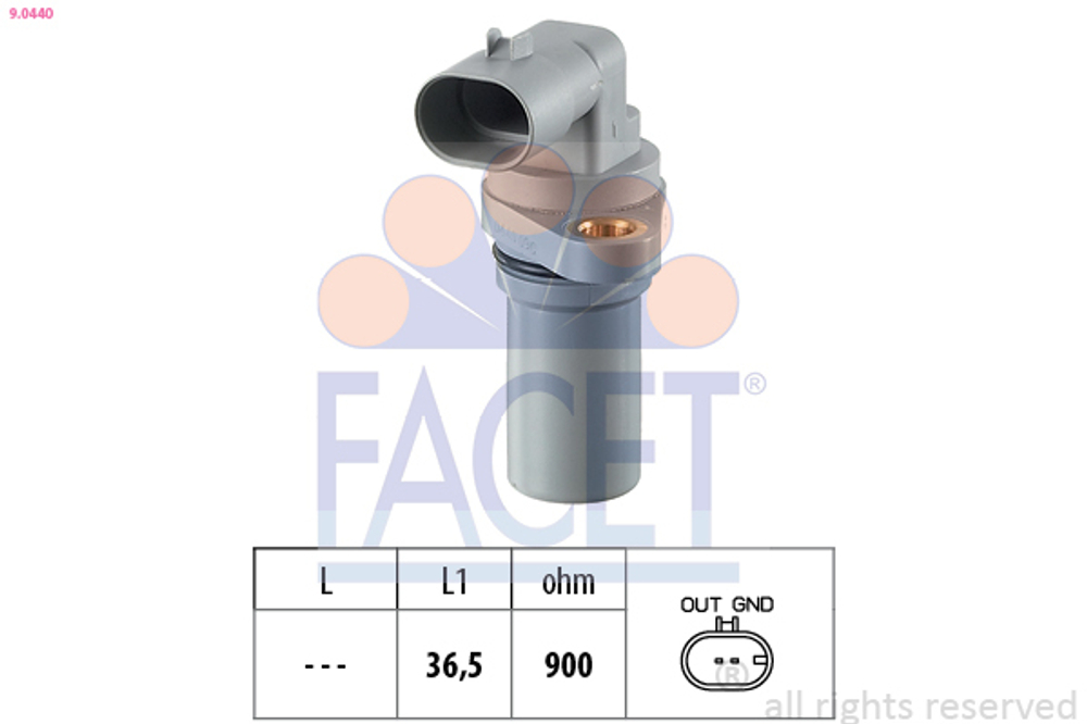 FACET - 90440-FAC - Davac impulsa, radilica
