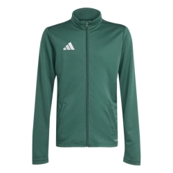Кофта для мальчика теннисная Adidas Kids Entrada 26 Track - dark green/white