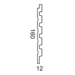 Декоративная панель Kr232SP-8/2.7