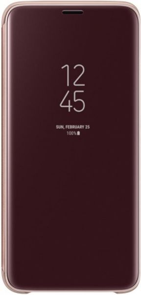 Чехол-книжка Samsung Clear View Standing для Galaxy S9 (золотистый)