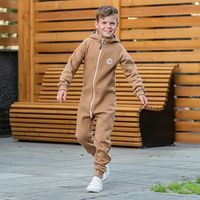 Комбинезон с клапаном и капюшоном "Песок" подростковый утепленный