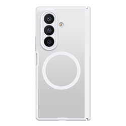 Усиленный чехол белого цвета с MagSafe для Samsung Galaxy Z Fold 7, серия Expn Series Magnetic от Dux Ducis
