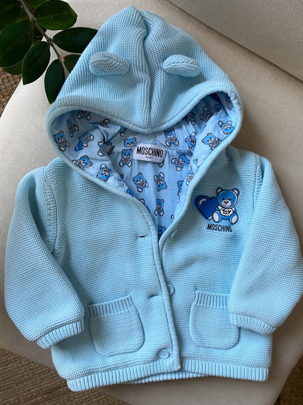 Кардиган из хлопка Moschino, 80