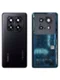Задняя крышка для Xiaomi Redmi Note 14 Pro 5G черная (Midnight black) со стеклом камеры