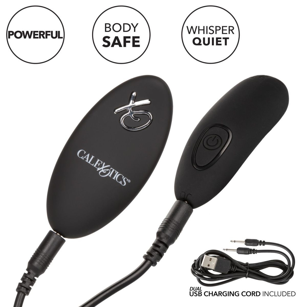 Черные кружевные трусики с вибромассажером Remote Control Panty Set L/XL (Размер: L-XL) (Цвет: черный)
