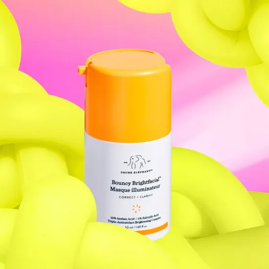 Drunk Elephant Bouncy Brightfacial Brightening Mask Несмываемая осветляющая маска