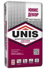 Штукатурка цементная декоративная Unis Юнис-Декор 25 кг (48шт/пал)
