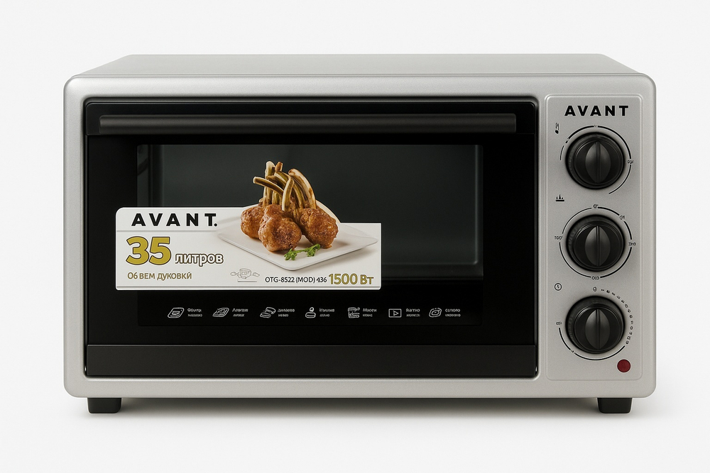 ЭЛ.ПЕЧЬ AVANT OTG-35P240MDD-J02G серый