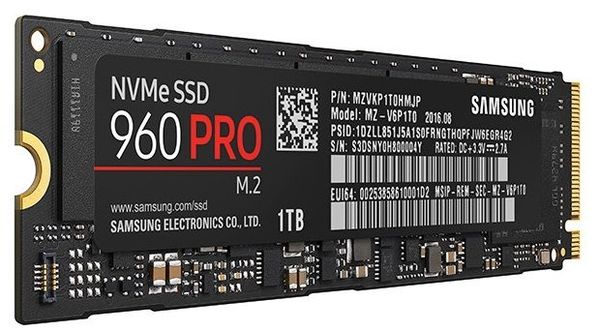 SSD диск Samsung 960 Pro M.2 1TB MZ-V6P1T0BW