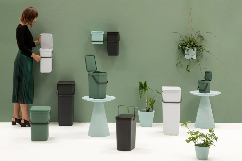 Brabantia Корзина для мусора Sort & Go 3 л Jade Green EAN 8710755211683