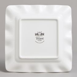 НАБОР ТАРЕЛОК ЗАКУСОЧНЫХ LEFARD "WAVE" КВАДРАТ. 2 ШТ. 18*2,5 СМ