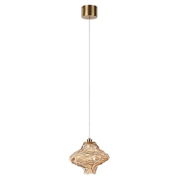 Подвес 3W 4000K 5108/3L бронза/янтарный ORDI Odeon Light