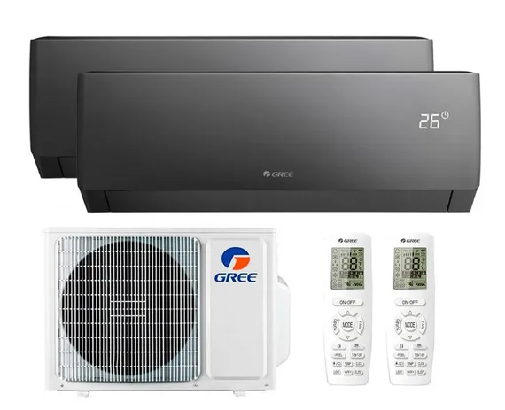 Мульти сплит-система Gree 2 x GWH09AGCXB-K6DNA4F/I / GWHD(14)NK6OO (LCLH)