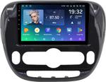 Магнитола для KIA Soul 2 2014-2019 (климат, рамка глянцевая) - Teyes CC2 PLUS монитор 9" QLED, Android 10, Быстрая, SIM-слот