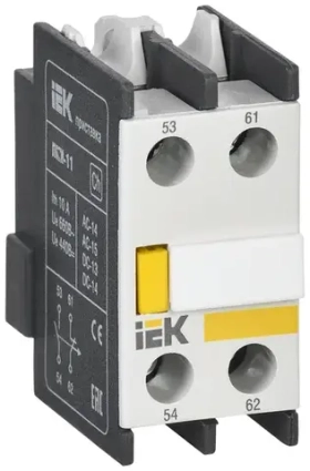 IEK Приставка ПКИ-11 доп. контакты 1з+1р арт. KPK10-11