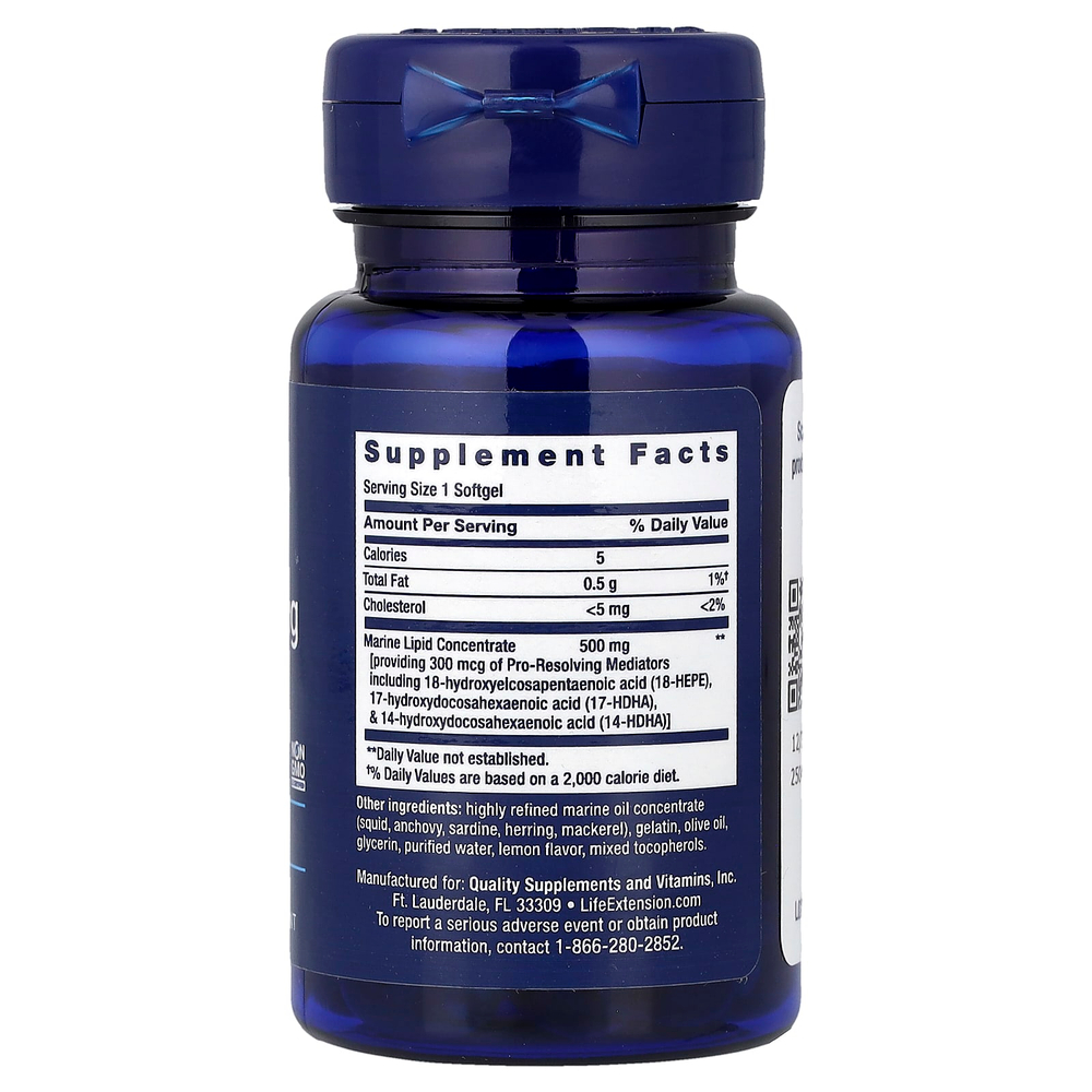 Life Extension, медиаторы, способствующие рассасыванию, 30 капсул