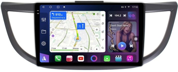 Магнитола для Honda CR-V 4 2012-2016 (большая рамка) - FarCar BM469M-2K монитор 10.36" 2K QLED на Android 14, Быстрая, CarPlay, 4G SIM-слот