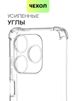 Чехол BROSCORP для Infinix Smart 8 (арт.INF-S8-HARD-TPU-TRANSPARENT )