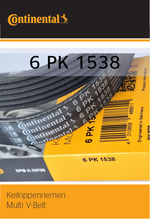 Ремень генератора Continental 6PK1538