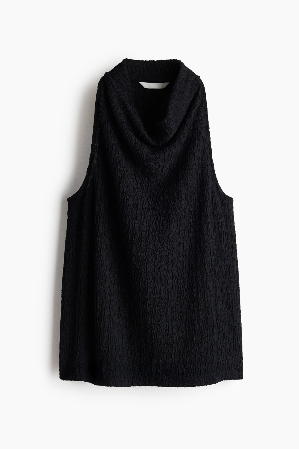 Топ из жатого джерси с вырезом-качели - H&M