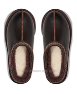 TASMAN SLIPPER Leather Regen Ironwood