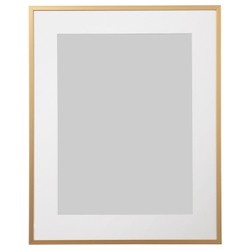 IKEA LOMVIKEN  (ИКЕА ЛОМВИКЕН)  -  Рамка - золотистая 40x50 см