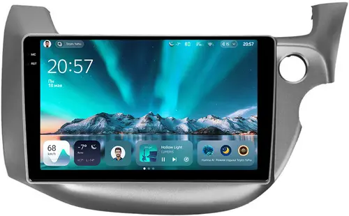 Магнитола для Honda FIT 2 2007-2014 (правый руль), FIT Shuttle - Teyes CC4 монитор 10.36" 2K QLED на Android 14, Быстрейшая, Snapdragon 680, DSP, CarPlay, 4G SIM-слот