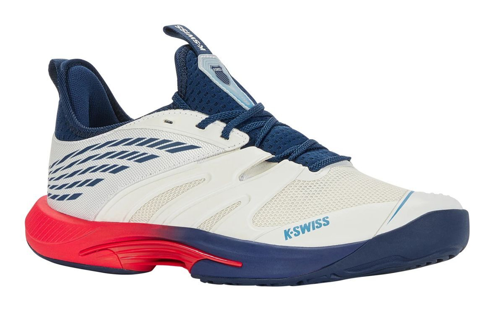 Мужские теннисные кроссовки K-Swiss Speed Trac - blanc de blanc/blue opal/lollipop