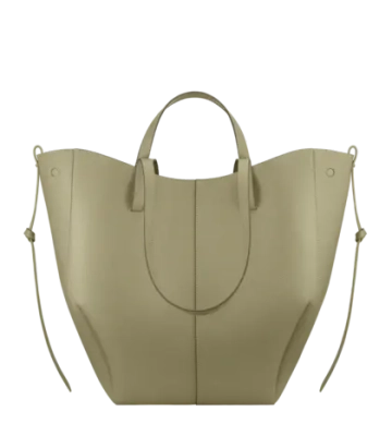 POLENE СУМКА CYME TOTE, СВЕТЛО-ЗЕЛЕНЫЙ