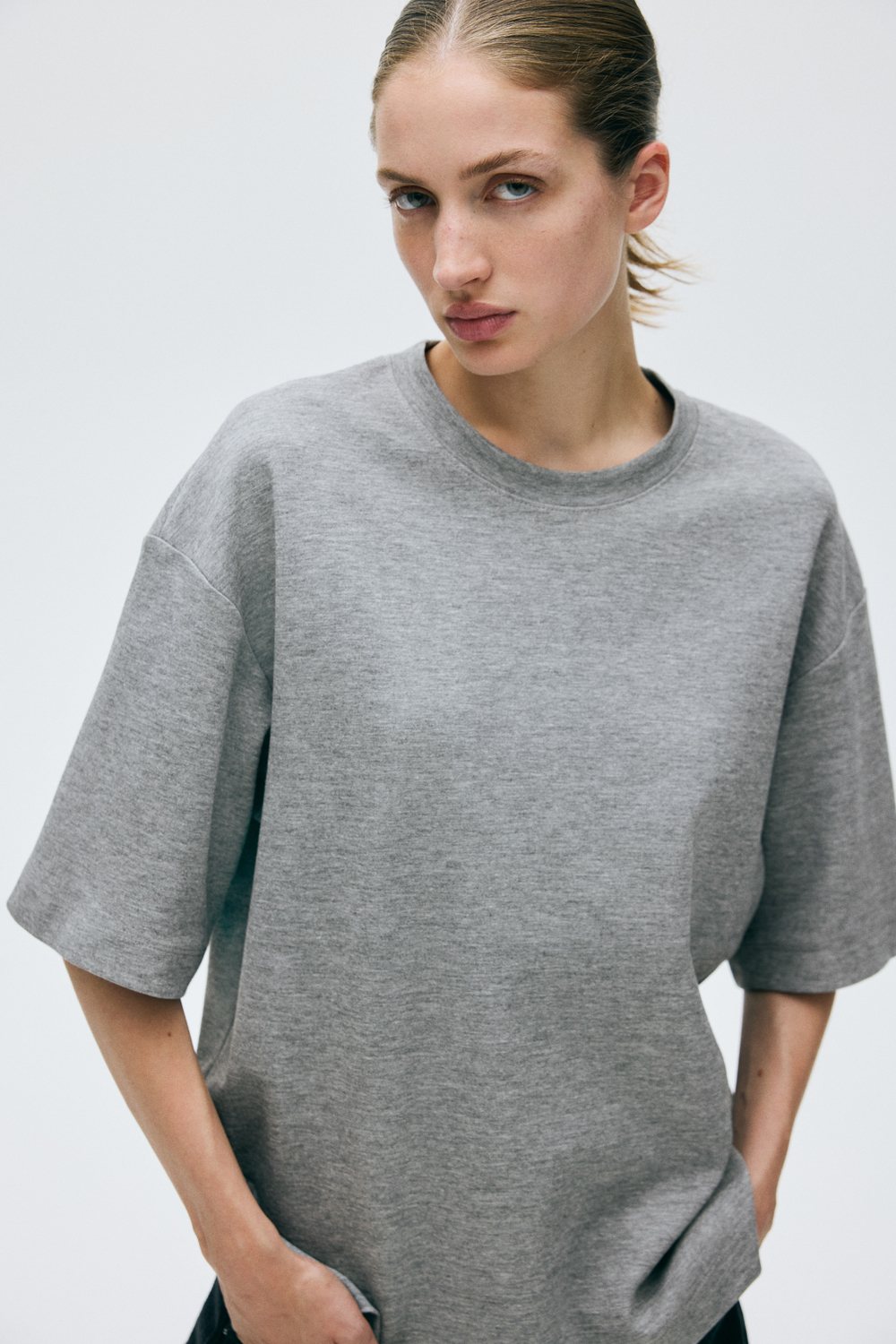 Футболка из джерси интерлок - H&M