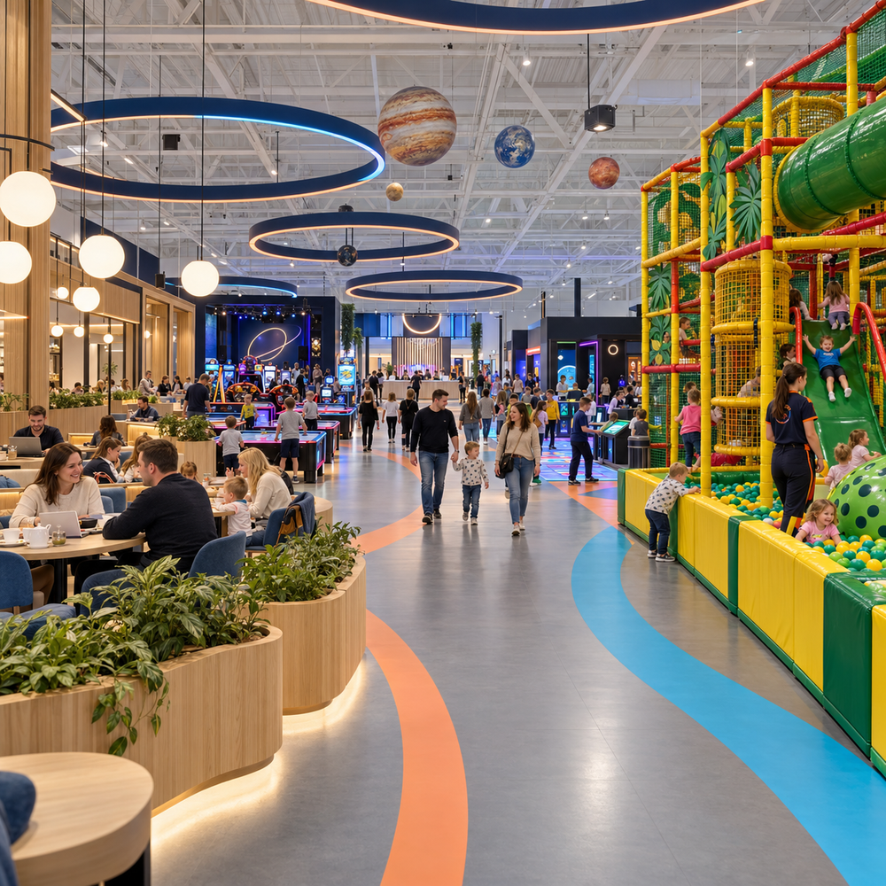 Игровой центр 2000 м² «Орбита» — комплект оборудования