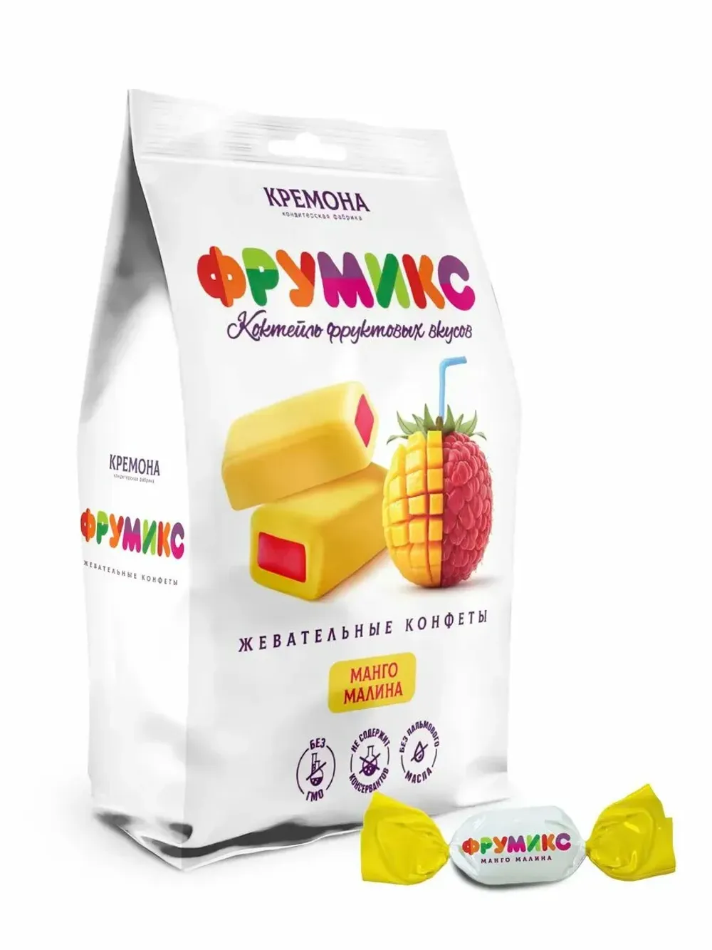 Жевательная конфета "ФРУМИКС" манго малина 150гр