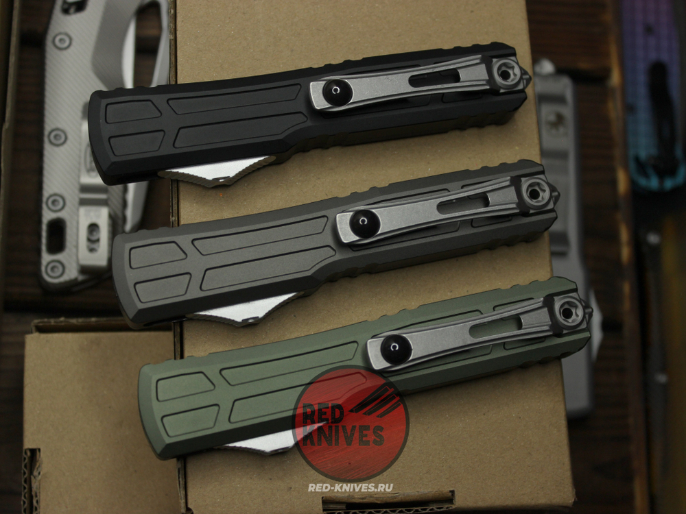 Нож Microtech Ultratech EX-ZBP Gen III Green - клинок байонет, зеленая рукоять
