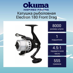 Катушка безынерционная Electron 165 + доп.шпуля + леска