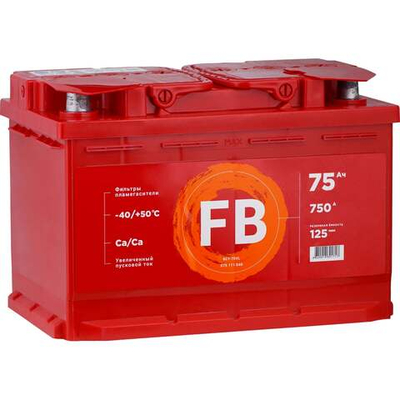 FB 6 СТ  75 А/ч (1) (L)
