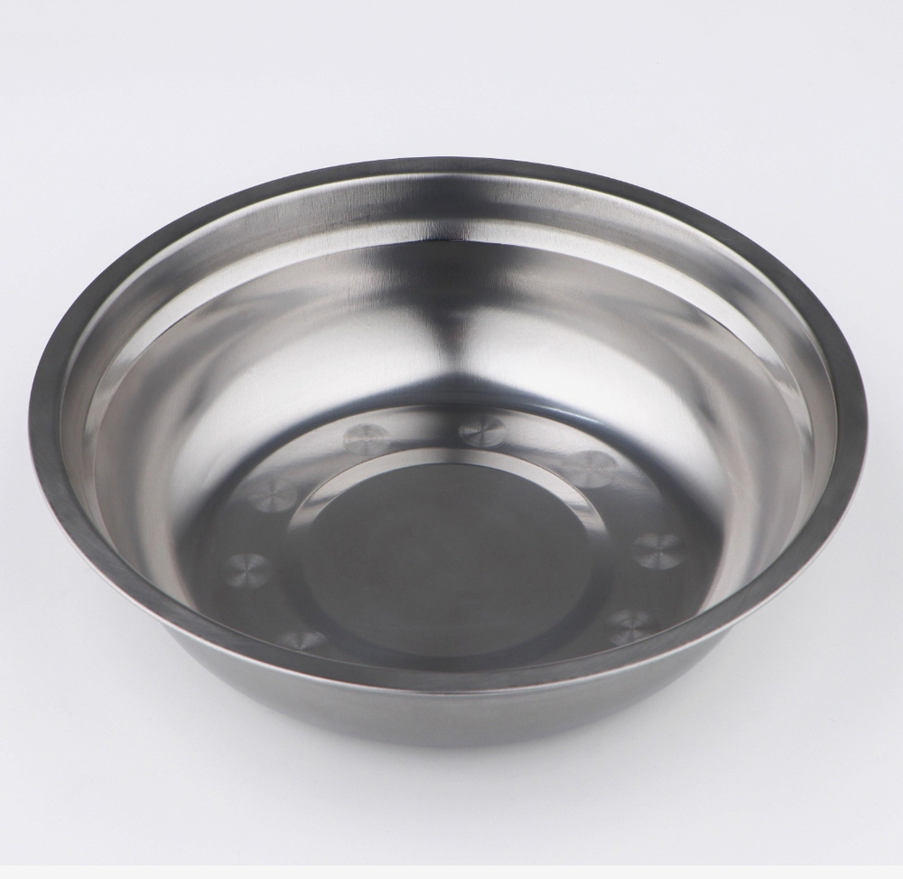Миска для животных "Мейли", 1.5 л, 25×6 см, нержавеющая сталь