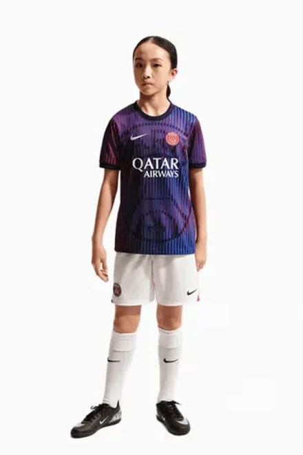 Футболка Nike PSG 25/26 Pre-Match Junior - темно-синий